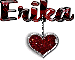 Glitter heart, Erika