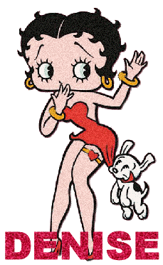 Denise with Betty Boop
