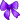 Mini purple bow