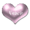 purple heart with kimberly