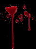 dripping blood