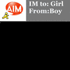 AIM from girl to boy