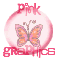 Pink graphics button