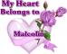 Heart and roses with Malcolm