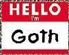 hello im goth