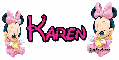 Pink Baby Mickey: Karen