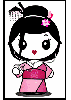 cute geisha. (:
