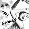 glam chic agyness deyn