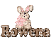 Easter Spotted Bunny: Rowena