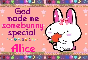 Alice- God made me