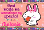 Melanie- God made you special