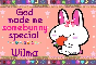 Wilma- God made you special