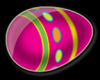 The colorful Easter egg