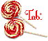 lolly pop with name tabi