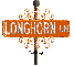 orange street sign longhorn LN