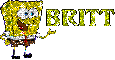 Britt Spongebob w/ Glitter