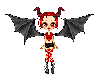 Bat-winged devil girl!