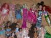 lot of barbie dolls