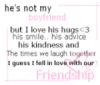 He's not my boyfriend