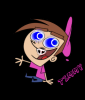 Timmy Turner with Blueprint eyes and Neon teeth