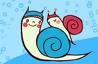 Kawaii Snails