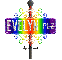 rainbow street sign evelyn PLZ