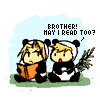 Brother, may I read too?