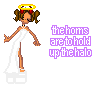 the horns hold up the halo