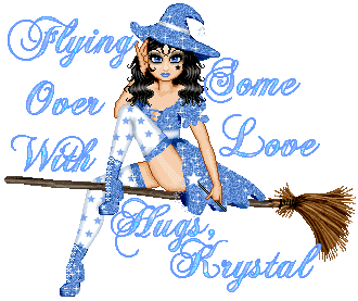 FLYING OVER WITH SOME LOVE HUGS, KRYSTAL