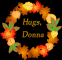Autumn Wreath - Hugs, Donna