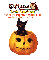 halloween-pumpkin and cat-Tiffany