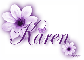 Purple Flower - Karen