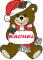 Christmas Teddy Bear - Rachel