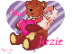 Bear with Red Heart - Hugs - Jirzie