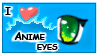 I love anime eyes