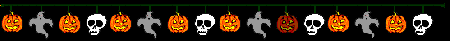 Flashing Ghosts, Pumpkins & Skulls