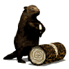 wood chip beaver