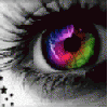 Rainbow Colored Eye