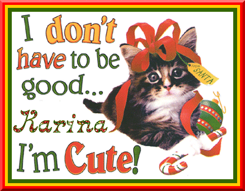 Karina ~ I Don't Have To Be Good I'm Cute!