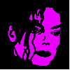 Neon Colours Michael Jackson 