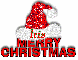 Merry Christmas Santa Hat - Iris