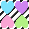 hearts and stripes