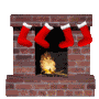 christmas fireplace avatar