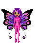 pink/purple Butterfly doll