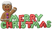 merry christmas gingerbread man