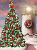 christmas tree with lighthouse