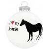 I Love My Horse Ornament