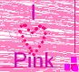 I heart pink