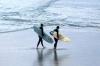 two surfers, Huntington Beach