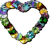 Sparkle gems heart